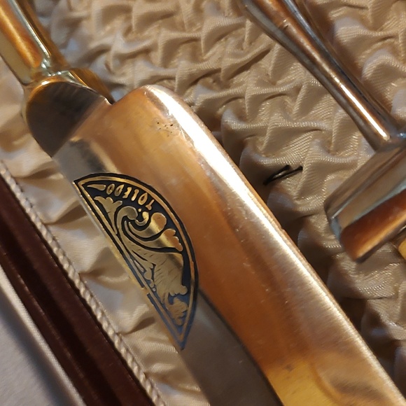 2 Piece Toledo Steel Carving Set  1950's - Picture 7 of 7